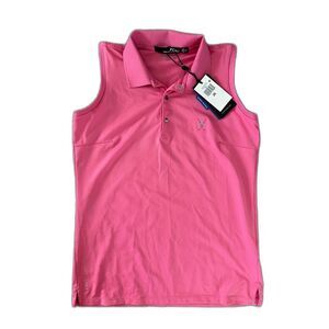 RLX Ralph Lauren Pink Golf Polo Shirt NWT Logo Women's Size XS